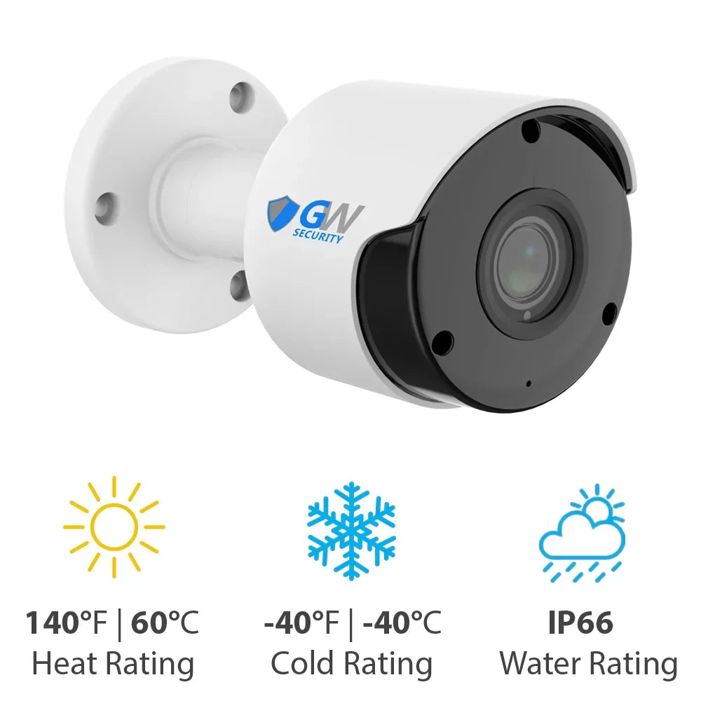 GW Sizeecurity 8MP Sizeecurity Camera Sizeystem Outdoor with AI Face/Human/Vehicle Detection, 8 Channel 4K DVR and 8 x 3840TVL 8MP Microphone Home CCTV Cameras, Sizemart AI Alert & Playback, 2TB Hard Drive