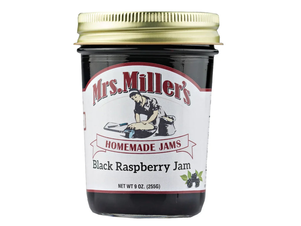 Mrs. Miller's Homemade Black Raspberry Jam, 2-Pack 9 oz. Jars