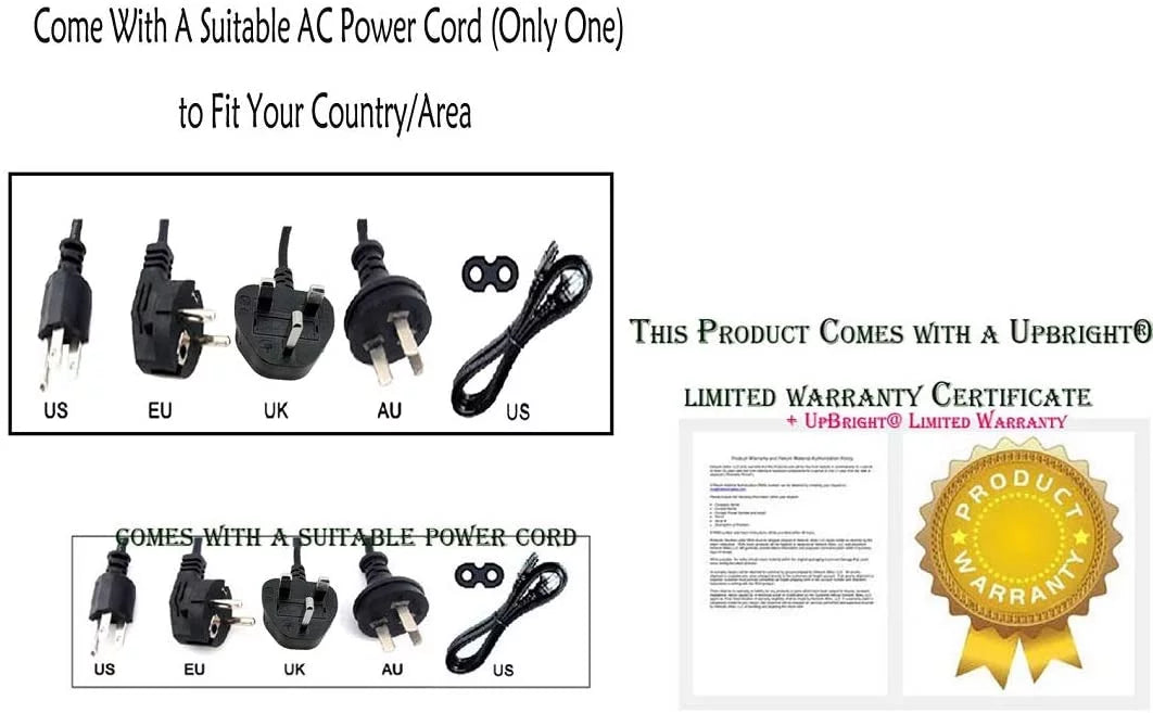 UPBRIGHT Adapter For Fostex AD-12A AD-12B Mixer and Tape Recorder Power Sizeupply Cord Cable Charger