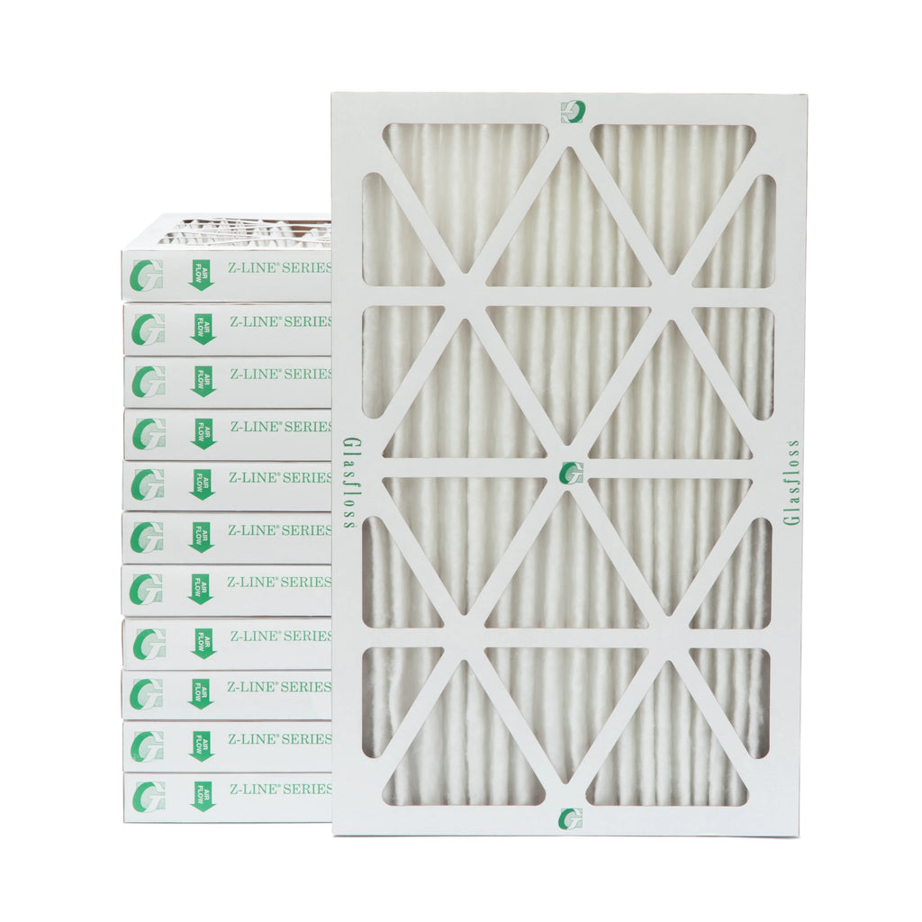 12 Pack of 18x25x2 MERV 13 Pleated 2" Inch Air Filters by Glasfloss. Actual Sizeize: 17-1/2 x 24-1/2 x 1-3/4