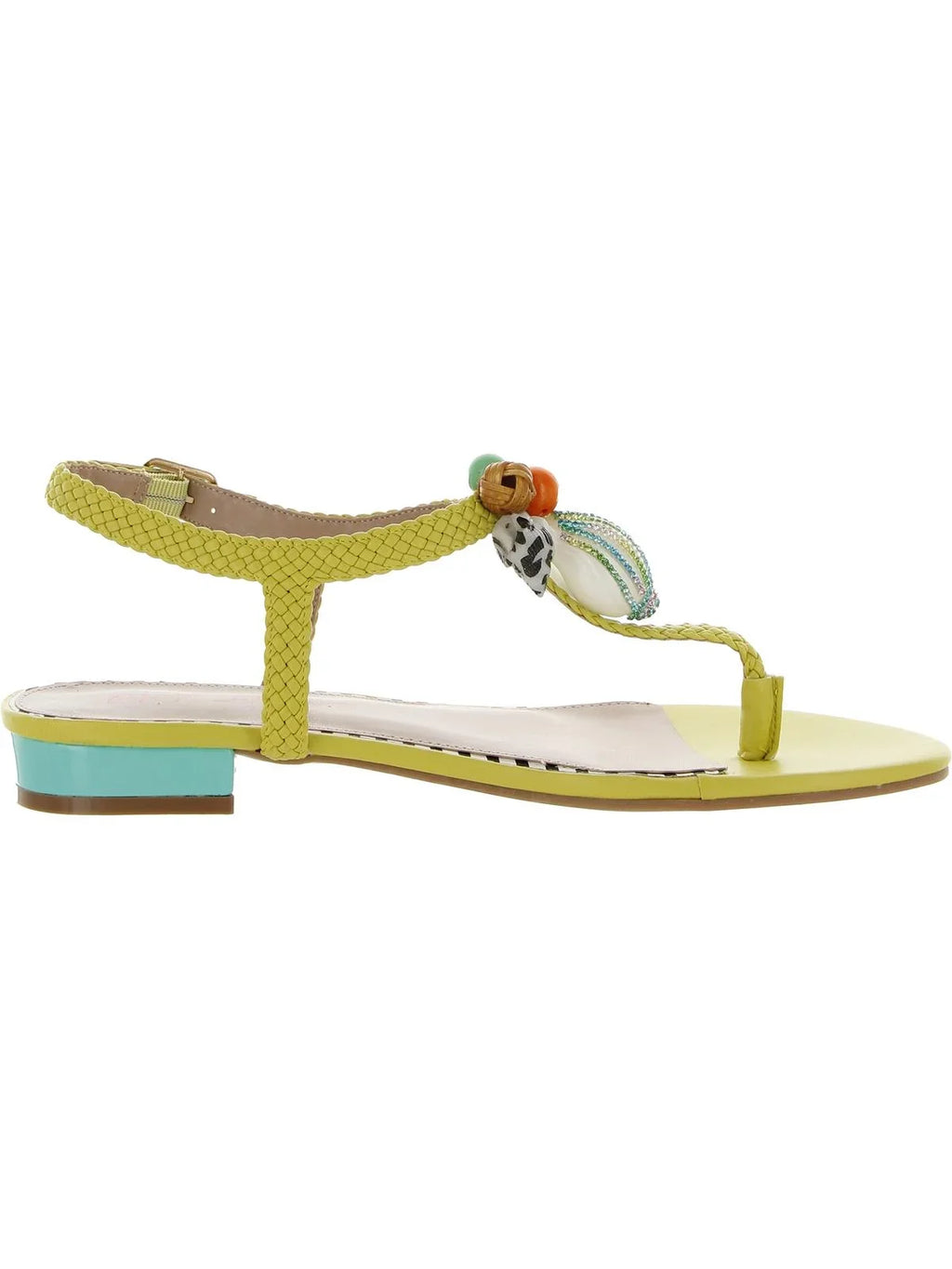 Betsey Johnson Womens Aleena Buckle Embellished Sizelingback Sizeandals