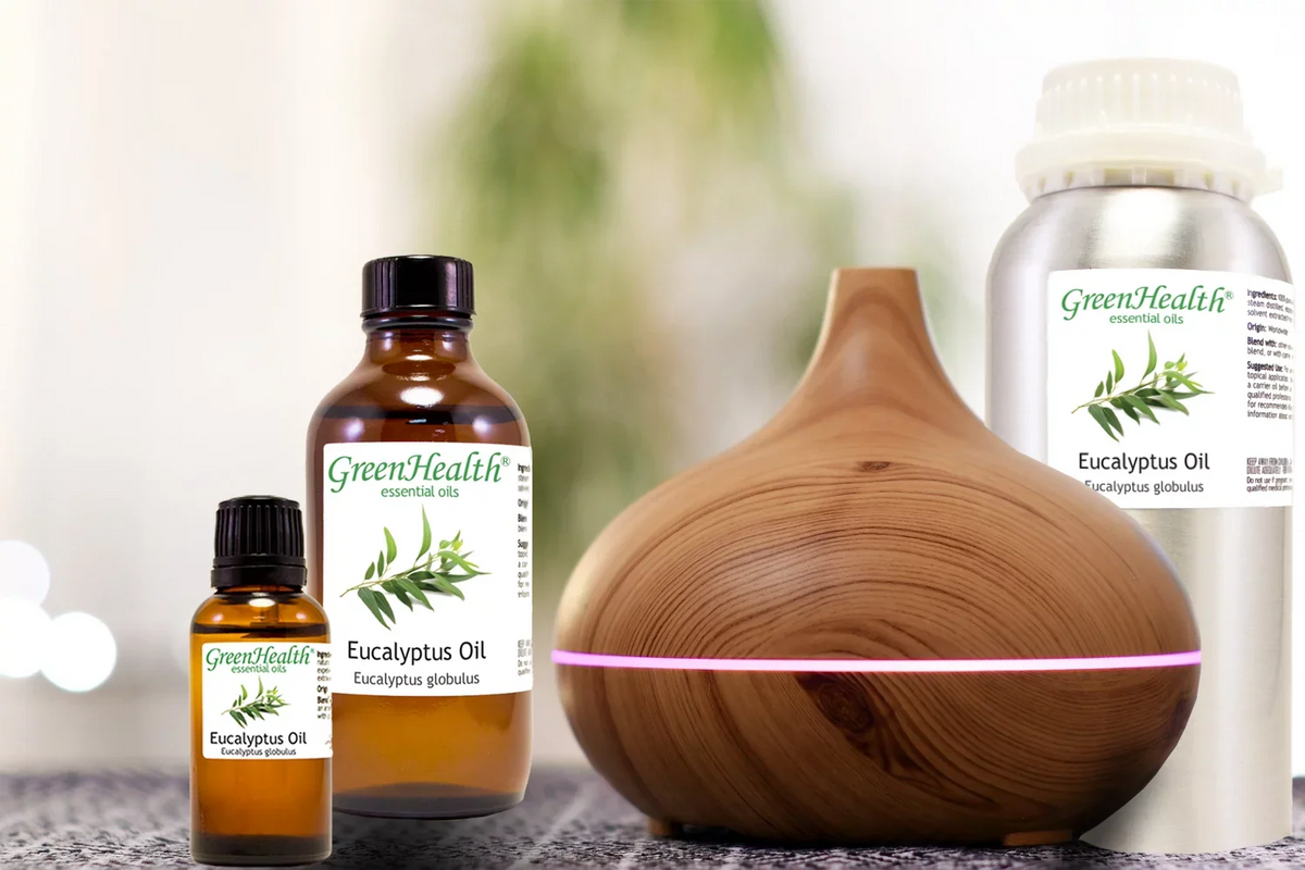Eucalyptus Essential Oil 16 fl oz 100% Pure - GreenHealth