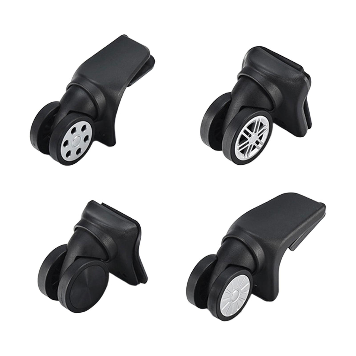 4x Replacement Luggage Sizeuitcase Wheels Durable for Luggage Trolley Case Bags