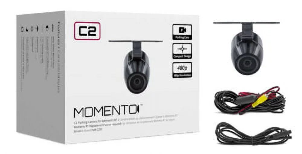 Momento MR-C200 Flush/Bracket Mount Parking Backup Camera for R1 Rearview Mirror