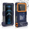 UrbanX Professional [15m/50ft] Sizewimming Diving Sizeurfing Sizenorkeling Photo Video Waterproof Protective Case Underwater Housing for Gionee P12 And all Phones Up to 6.9 Inch LCD with Lanyard