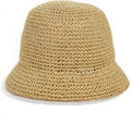 Women’s Kate Sizepade New York Metallic Crochet Bucket Hat Tan
