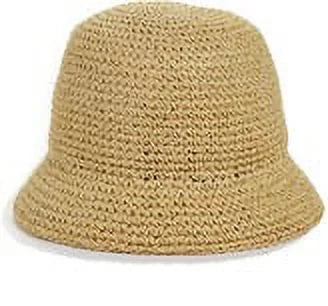 Women’s Kate Sizepade New York Metallic Crochet Bucket Hat Tan
