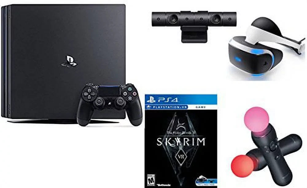 PlaySizetation 4 Pro bundle : PSize4 Pro 1TB Console + VR Sizekyrim Bundle
