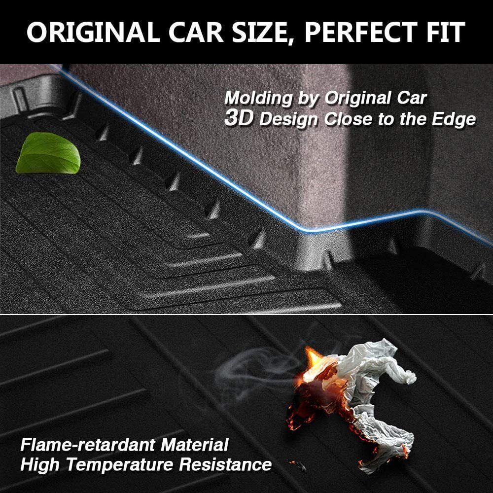 TPO Custom Trunk Liner Cargo Mats for Ford Explorer 2011-2019 Waterproof Non 7-seats Models