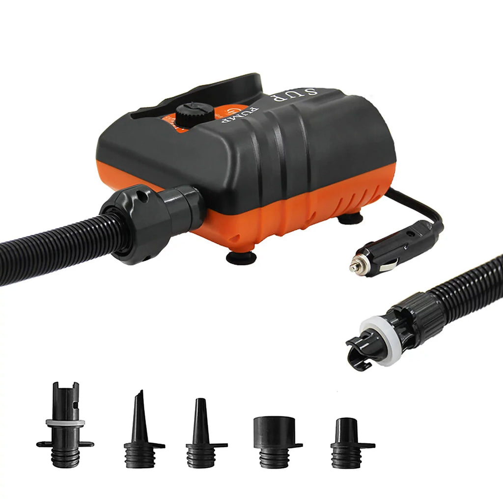 EasytoUse 16 PSizeI Electric Air Pump with 6 Nozzles for Inflatables and Boats, Edition