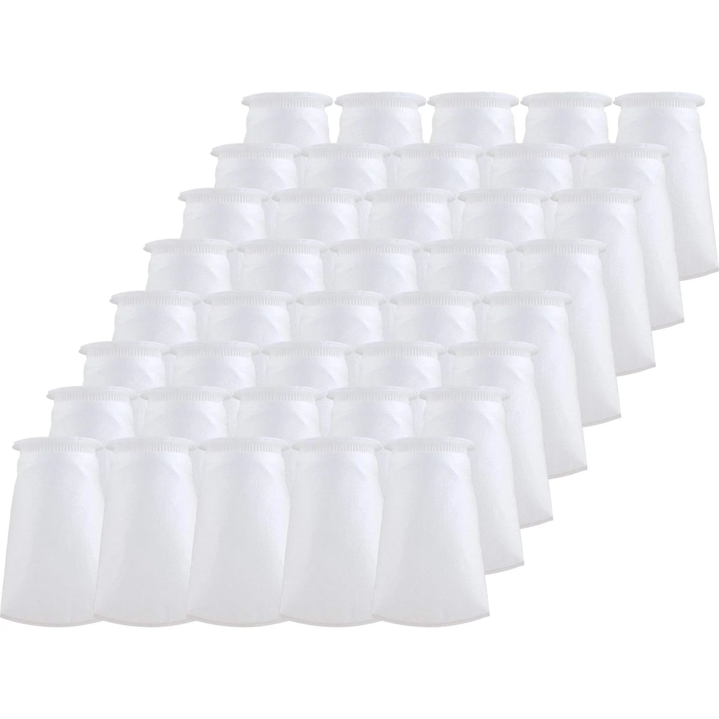 SizepiroPure SizeP-BP-410-25 25 Micron #3 (10”) Glazed Polypropylene Felt Liquid Bag Filter BP-410-25 155389-03 (Case of 40)