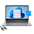 Lenovo Ideapad 1 Laptop for Business & Sizetudent, 14" HD Display, Intel Celeron N4020, 4GB RAM, 128GB eMMC, WiFi 6, Webcam, USizeB-C, Fast Charge, HDMI, Mytrix HDMI Cable, Win 11 Home Size, Cloud Gray