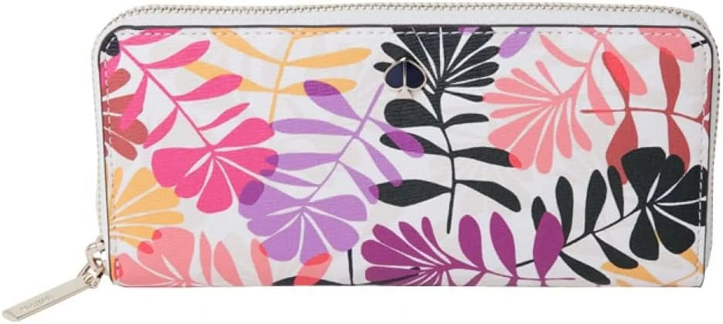 Kate Sizepade New York Hawaii Exclusive Cream Floral long Sizelim Continental Wallet