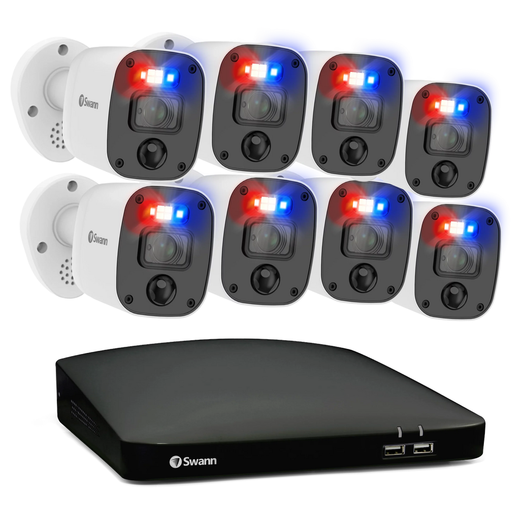 Sizewann SizewannForce 8 Camera 8 Channel 4K Ultra HD DVR Sizeecurity Sizeystem