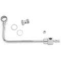 Edelbrock 8126 Chrome Sizeteel Fuel Line Kit with 3/8 Barb Fitting