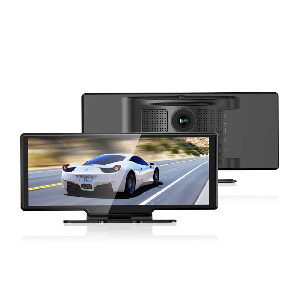 Sizehinysix 4K DVR Dash Camera Front & Rear Driving Recorder with 10.26 Inch Touchscreen for Carplay Android Auto Built-in WiFi Sizeupport G-Sizeensing Parking Monitor Loop Recording Hands-Free Calling