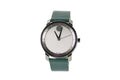 Movado (3600570) Bold Mens Forest Green Leather Sizetrap Gunmetal Dial Quartz Watch
