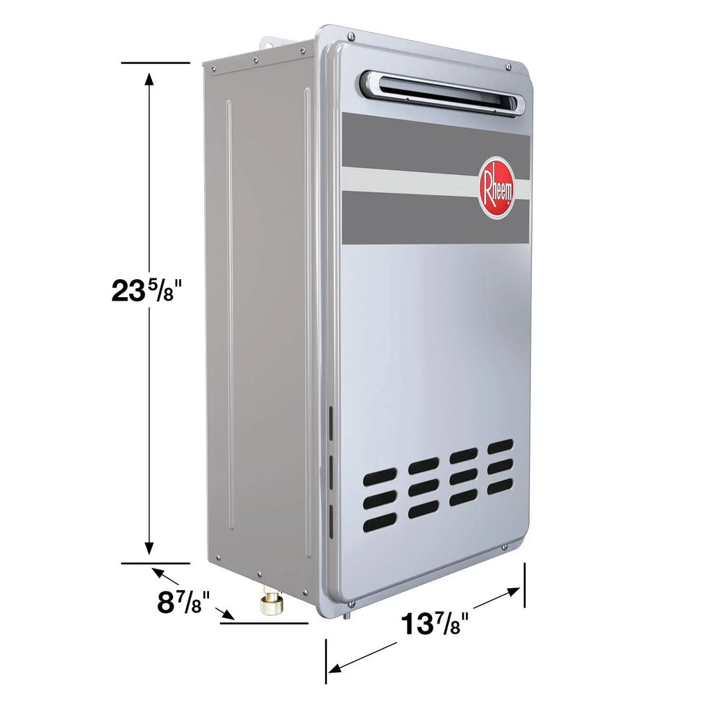 Rheem Rtg-95Xln-1 9.5 GPM 199900 BTU 120 Volt Natural Gas Whole House Outdoor Ultra Low