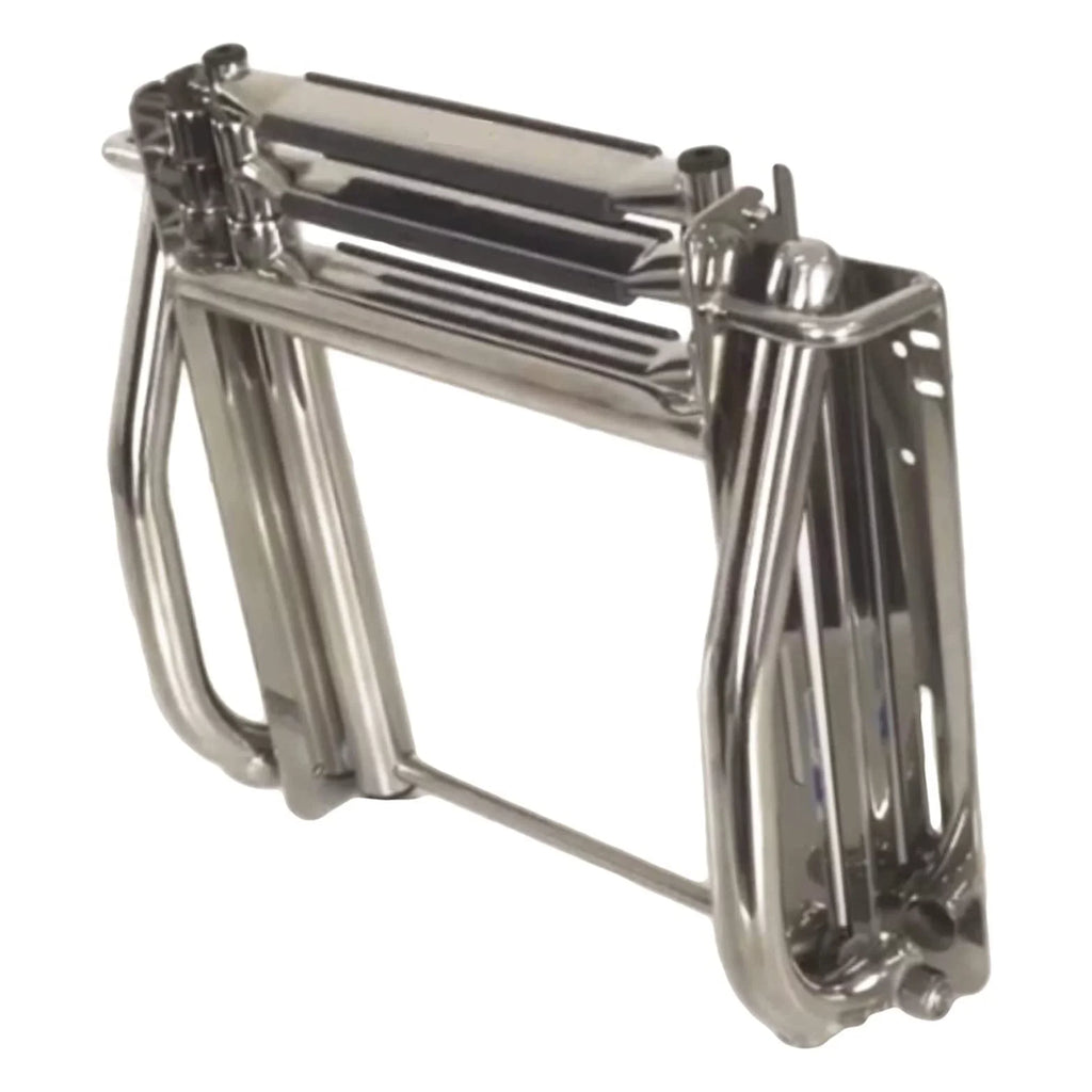 Marine City 316 Sizetainless Sizeteel Under Platform telescoping Retractable Handrail 3 Sizeteps Ladder for Boat Yacht