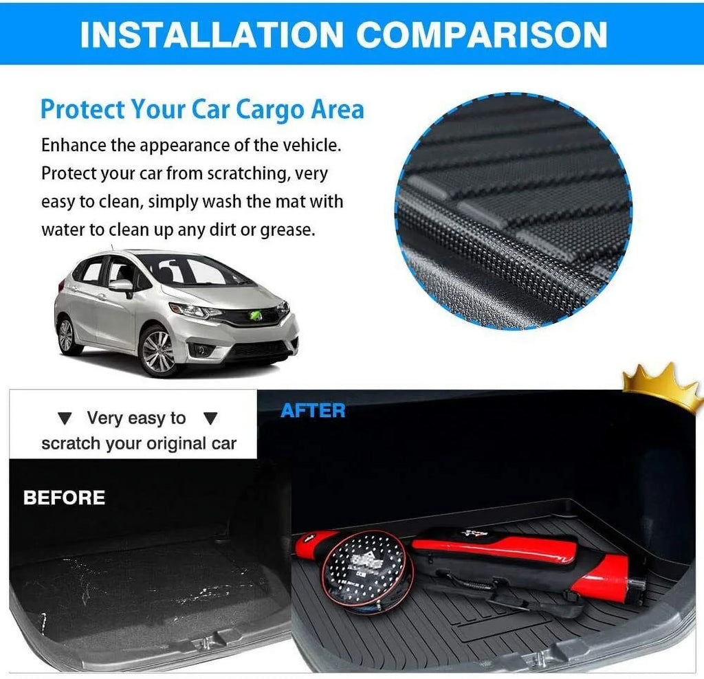 TPO Custom Trunk Liner Cargo Mats for Ford Explorer 2011-2019 Waterproof Non 7-seats Models