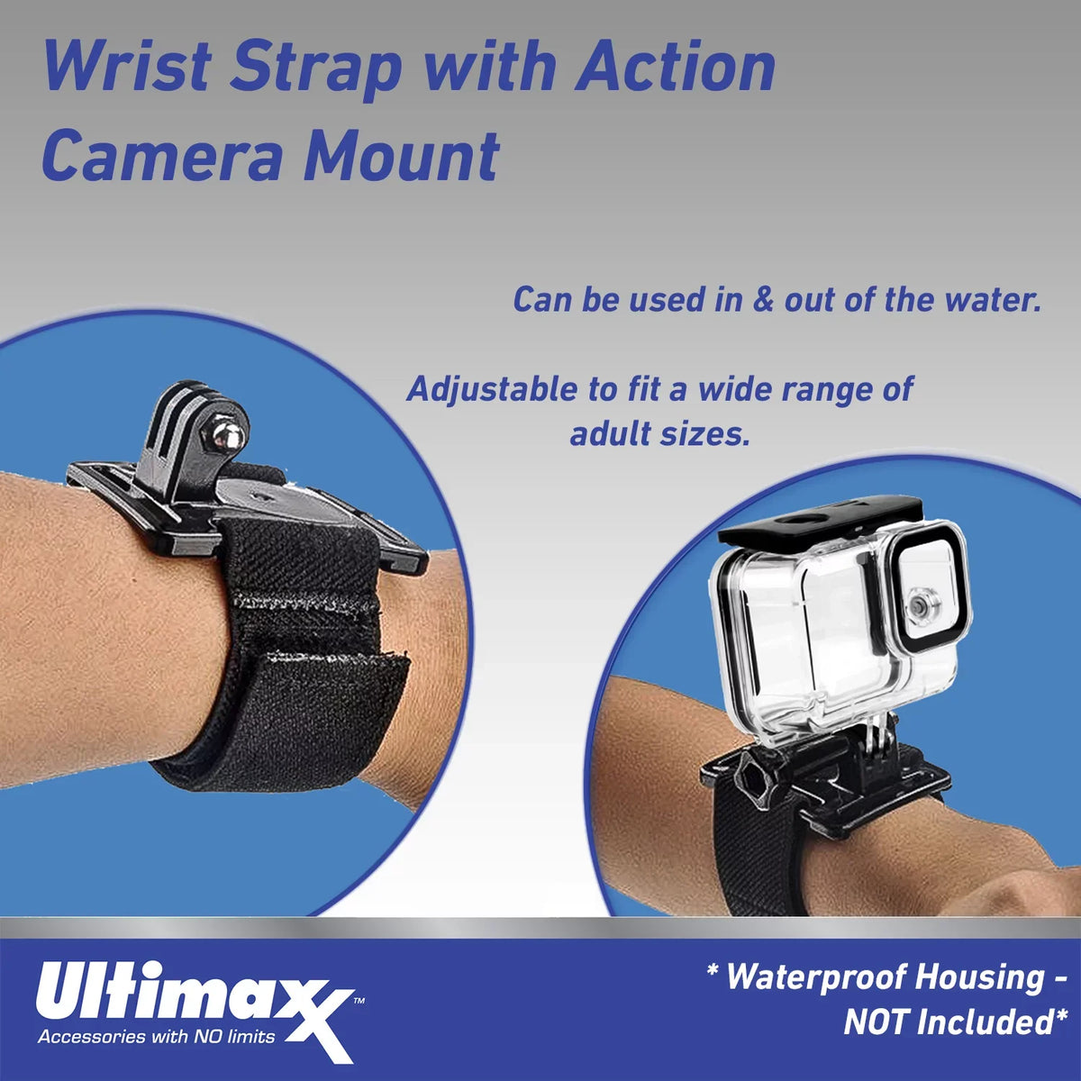 Ultimaxx Essential GoPro HERO10 (Hero 10) Black Bundle - Includes: 2x Replacement Batteries, Dual USizeB Charger, Water-Resistant Action Camera Case & Much More