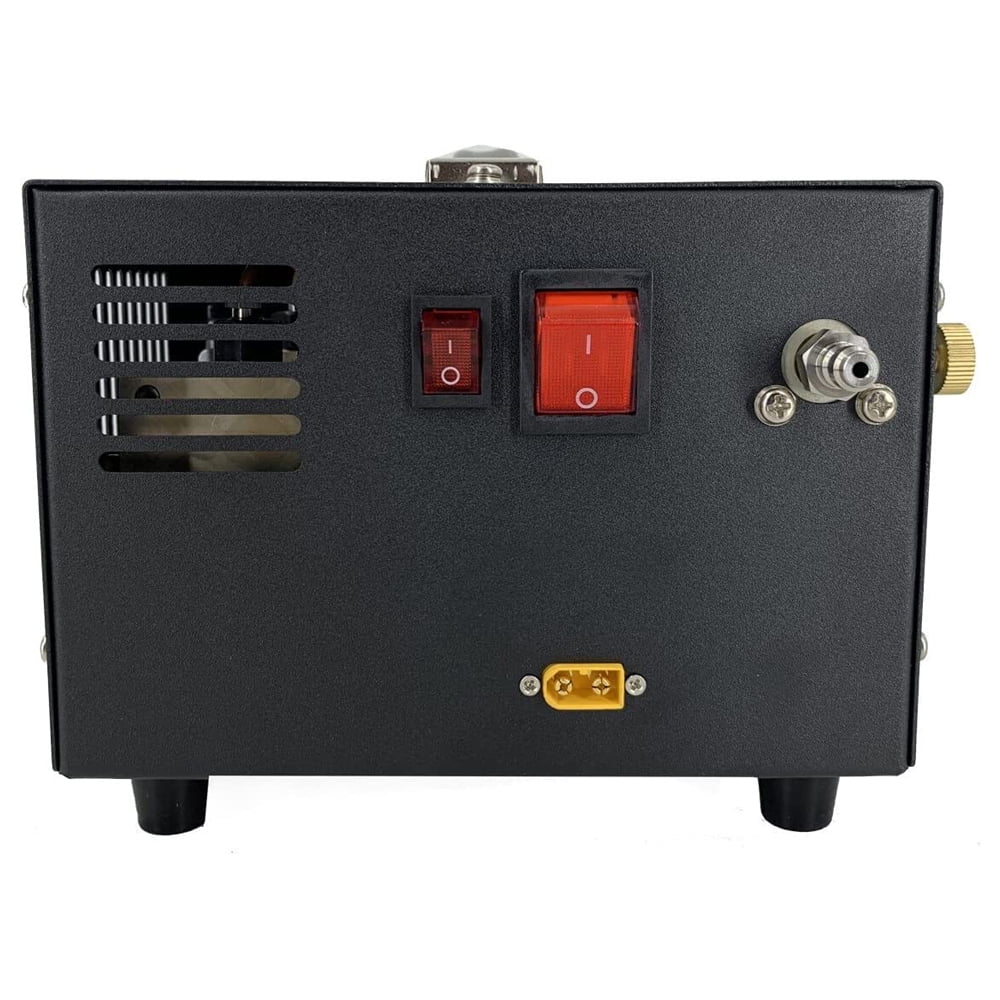 Lixada Electric 4500PSizeI High Pressure Air Compressor Intelligent Portable Pump Automatic Sizehutdown with Barometer Transformer