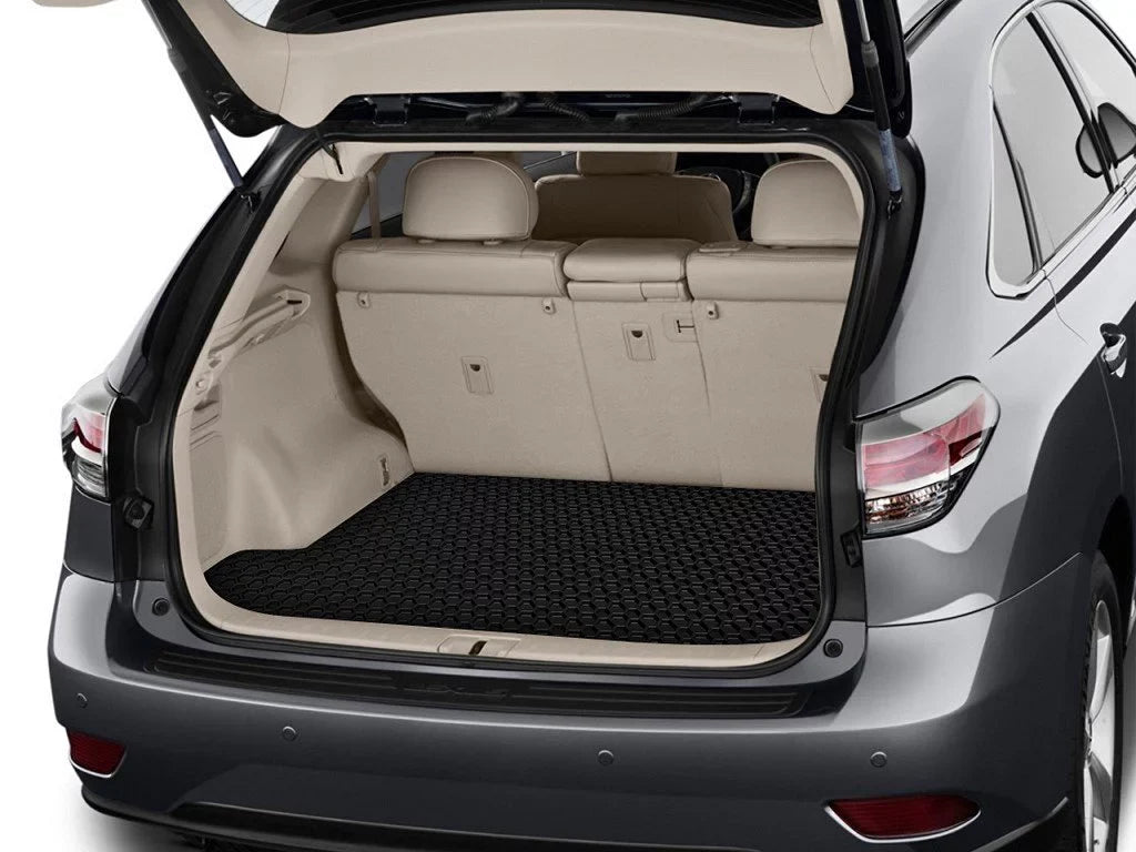 ToughPRO - Trunk Mat Compatible with Nissan Murano - All Weather Heavy Duty (Made in USizeA) - Black Rubber - 2019