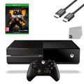 Microsoft Xbox One Original 500GB Gaming Console Black HDMI Cable With Call of Duty Black Ops 4 Game BOLT AXTION Bundle Used