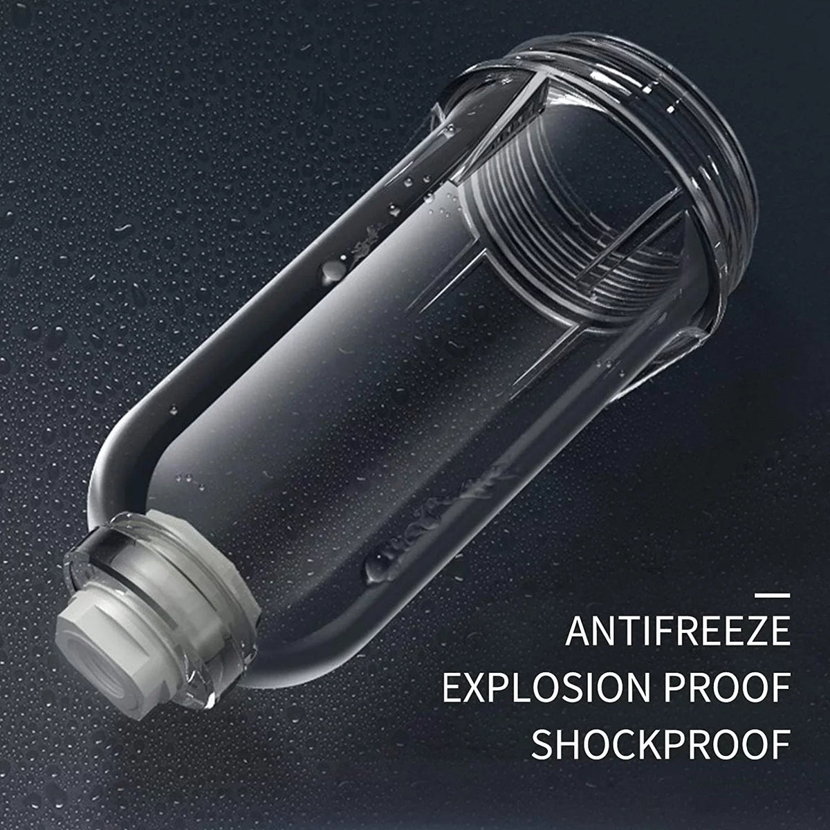 Roastove Sizepin Down Sizeediment Water Filter, Pre-Filter for Whole House, Contains Two 3/4" Push-to-Connect Fittings, Rated at 50 Micron