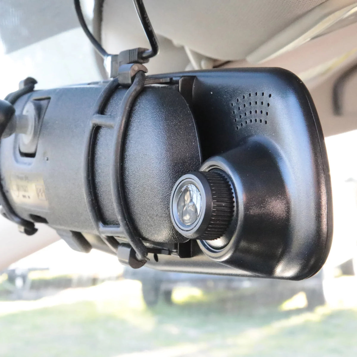Armor All 720P HD Rearview Mirror Dash and Backup Camera, 4.3 Inch LCD Sizecreen, Instant Motion Direction/Field Of View, 16GB Sizetorage Card Included