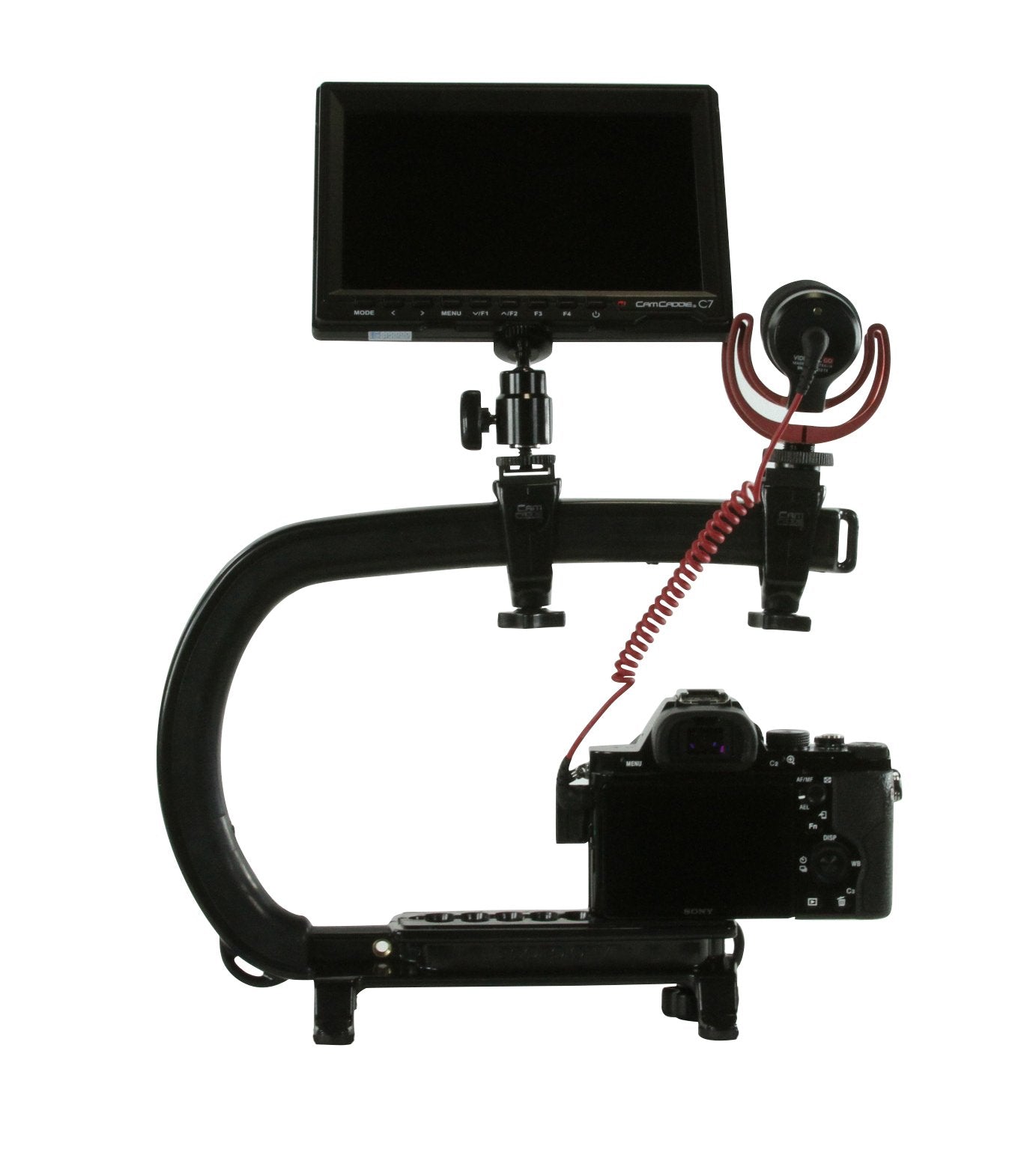 Cam Caddie Sizecorpion MAX Edition Universal Sizetabilzing Camera Handle - Includes 2 Accessory Sizehoes