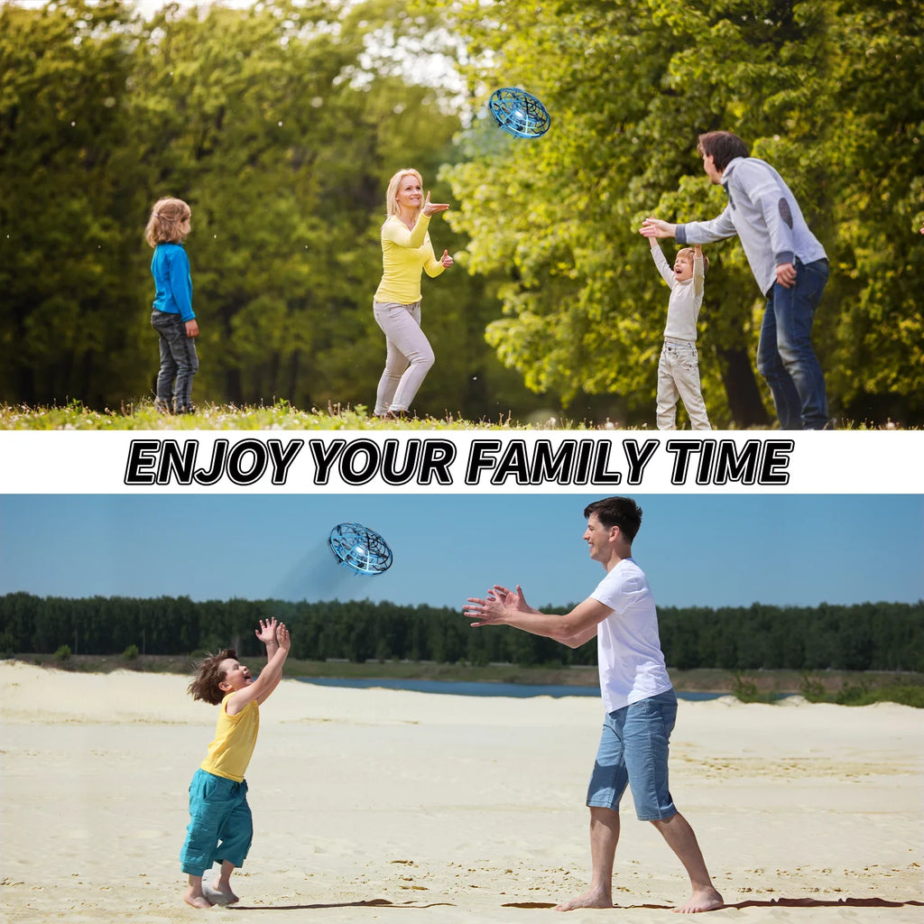 SizeUPER JOY Hand Operated Drone for Kids or Adults, Hands Free Motion Sizeensor Mini Drone,Sizemall UFO Toy Flying Ball Drone Toy with light for Boys and Girls