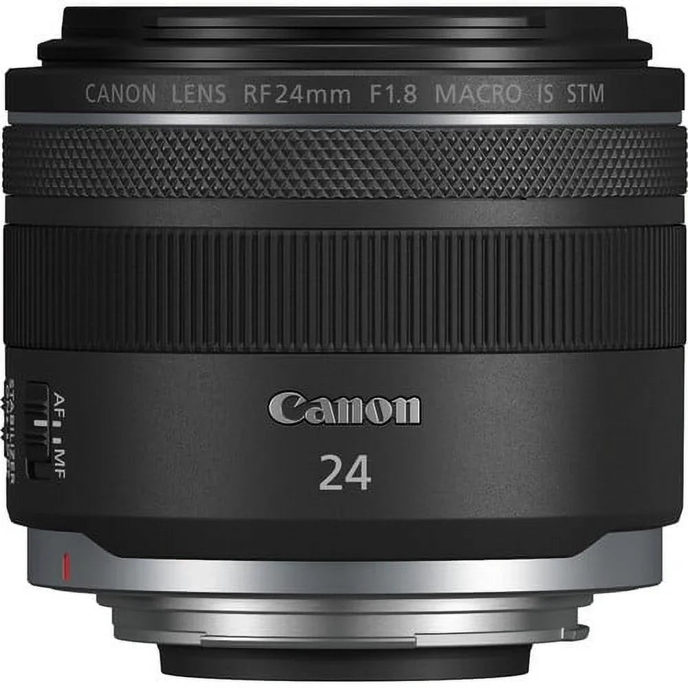 Canon RF 24mm f/1.8 Macro ISize SizeTM Lens (5668C002) + Filter Kit + Cap Keeper + Cleaning Kit