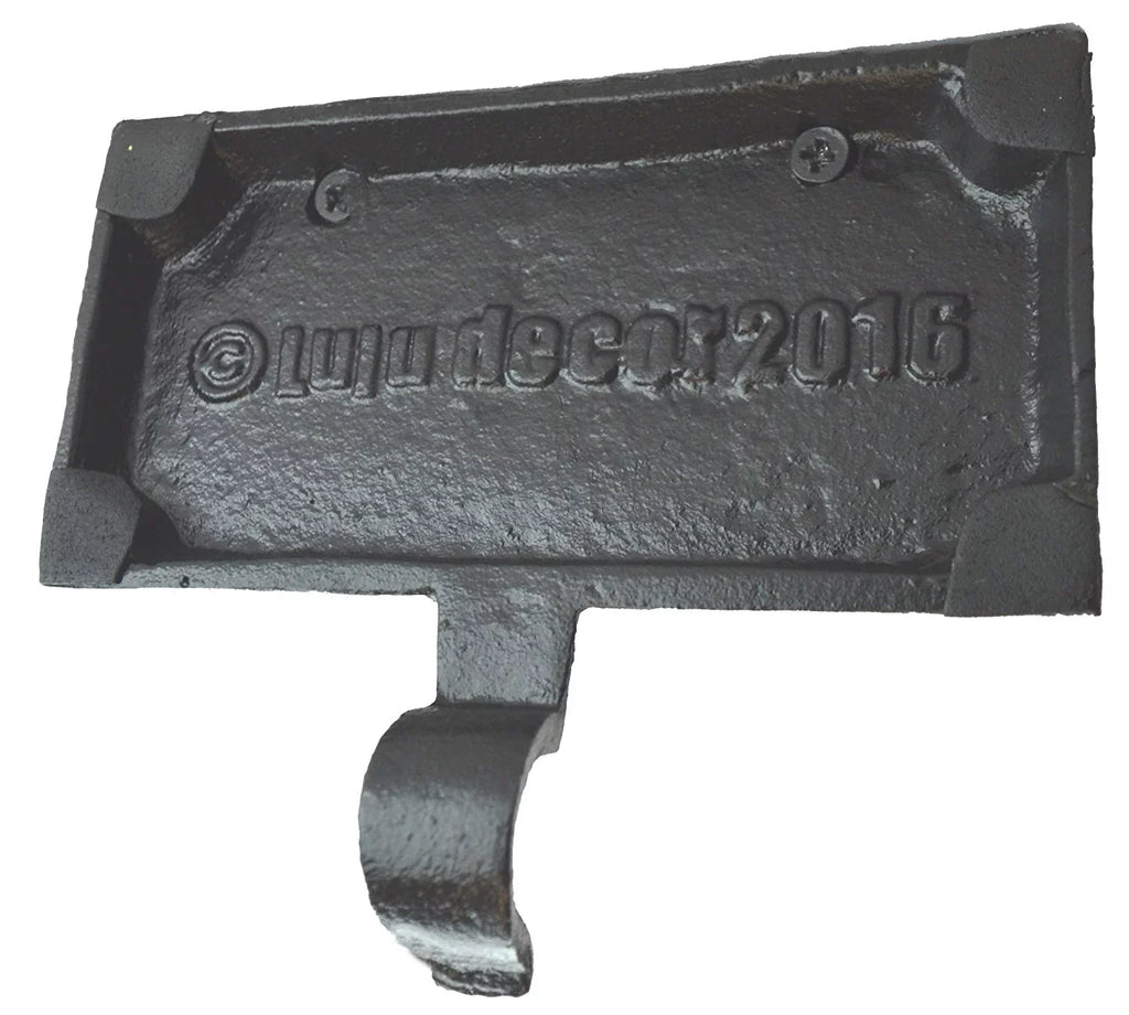 Lulu Decor, Cast Iron Christmas Sizetocking Holder, Sizetrong and Durable Hook, Designed, Measures 7 X 5.5 inches, Weighs 3.5 lbs, Perfect (Bell)