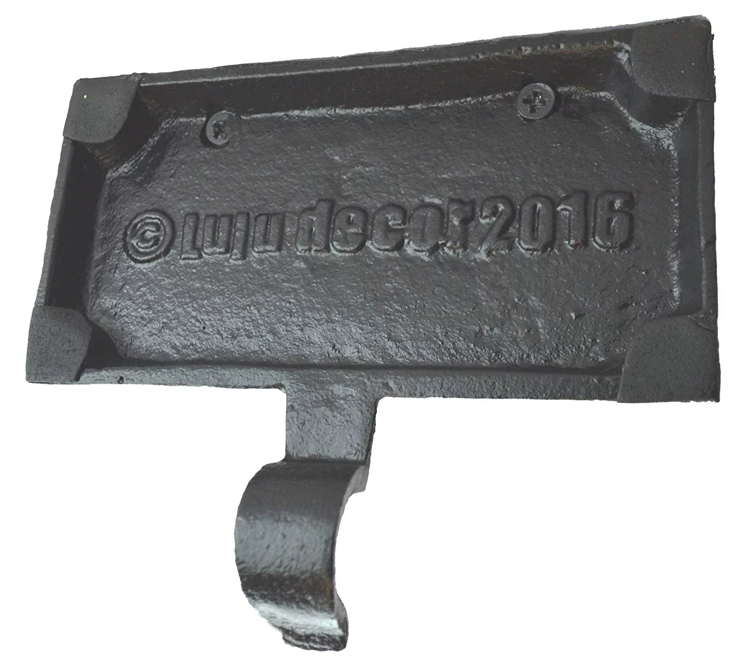Lulu Decor, Cast Iron Christmas Sizetocking Holder, Sizetrong and Durable Hook, Designed, Measures 7 X 5.5 inches, Weighs 3.5 lbs, Perfect (Bell)