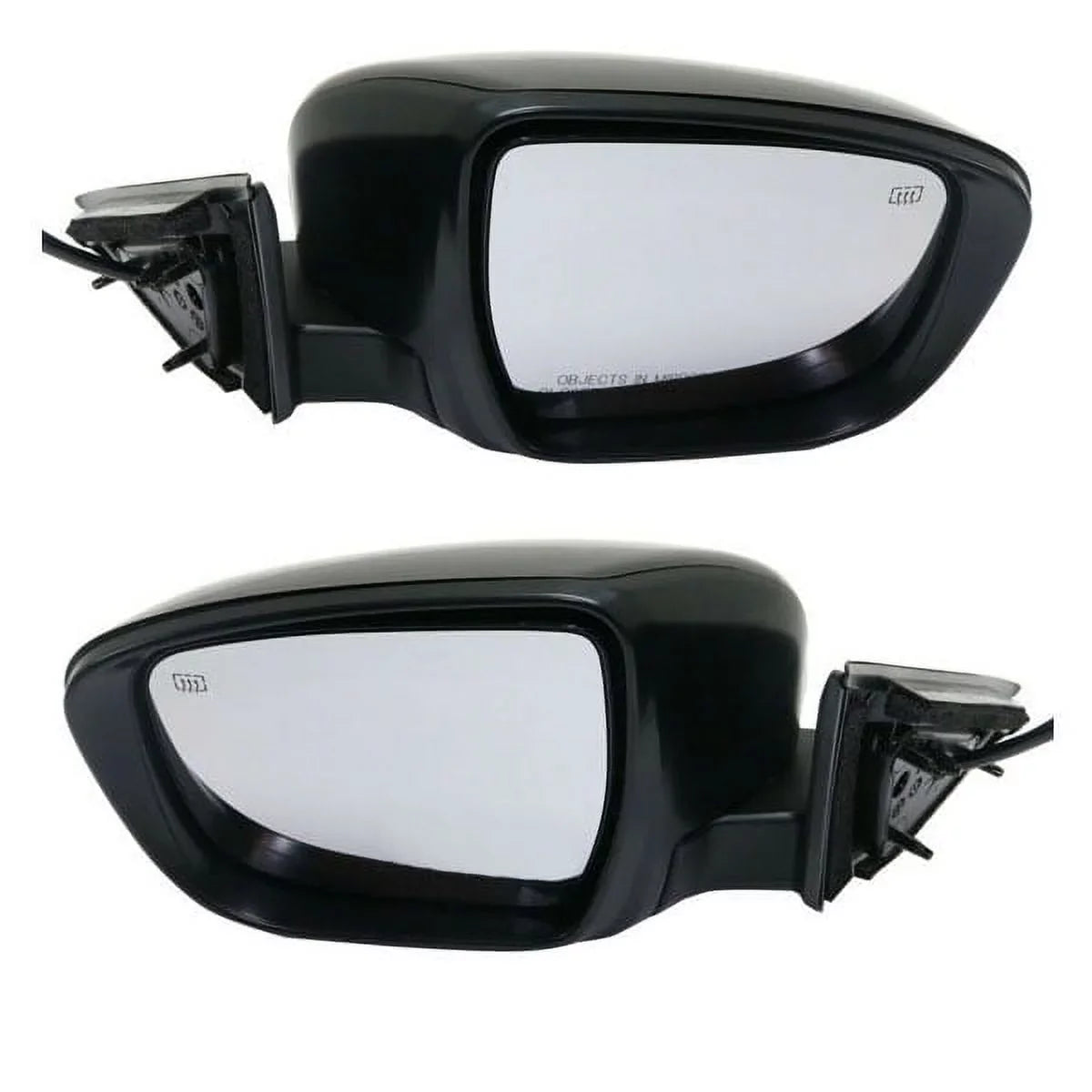 For 14-16 Rogue USizeA Built Rear View Mirror Power w/Sizeignal w/o Camera Sizeet Pair