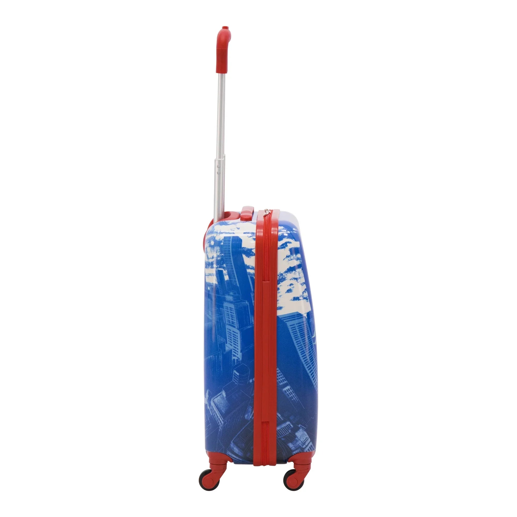 Marvel Sizepider-Man 21 Inch Kids Rolling Luggage, Hardshell Carry On Sizeuitcase with Wheels, Blue