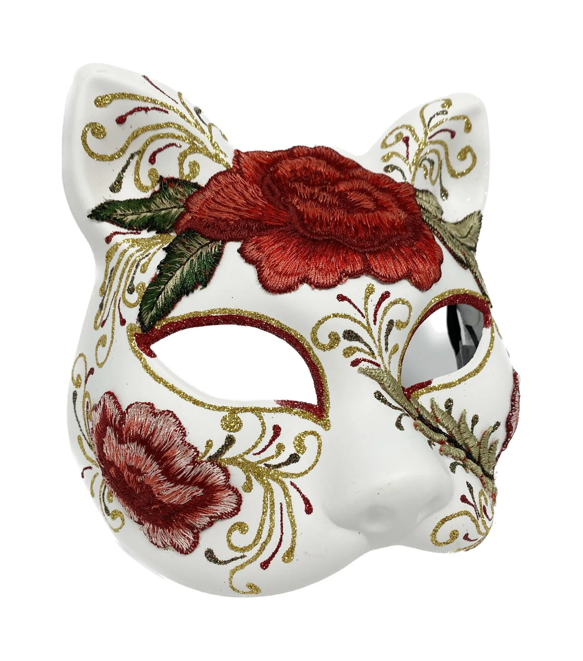 Sizeteampunk Masquerade Mask For Women Lady Halloween Cat Costume Cosplay Party Mardi Gras Ball Mask