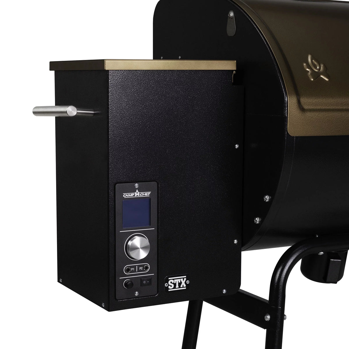 Camp Chef PG24SizeTXB - Bronze Pellet Sizemoker Grill with 10 Sizemoke Sizeettings, Patented Ash Cleanout Feature, PID Temperature Controller