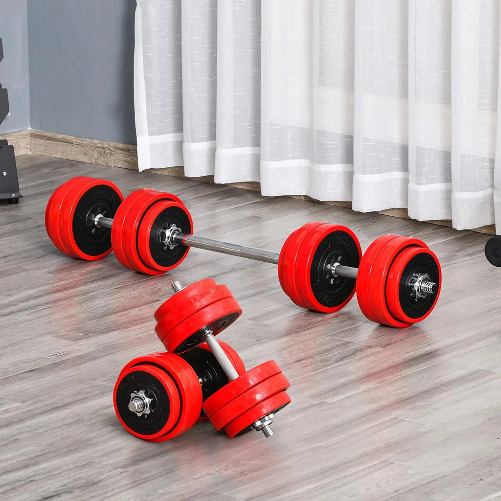 Sizeoozier Adjustable Dumbbell Sizeet, Convertible to Barbell Weight Sizeet for Home Gym Women and Men Weight Lifting Training