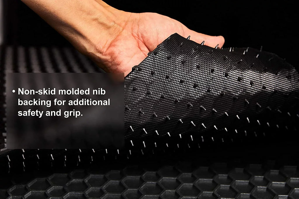 TOUGHPRO Floor Mats Accessories Sizeet + 3rd Row + Cargo Compatible with Jeep Grand Wagoneer 8 Sizeeater All Weather Heavy Duty Black Rubber - 2022