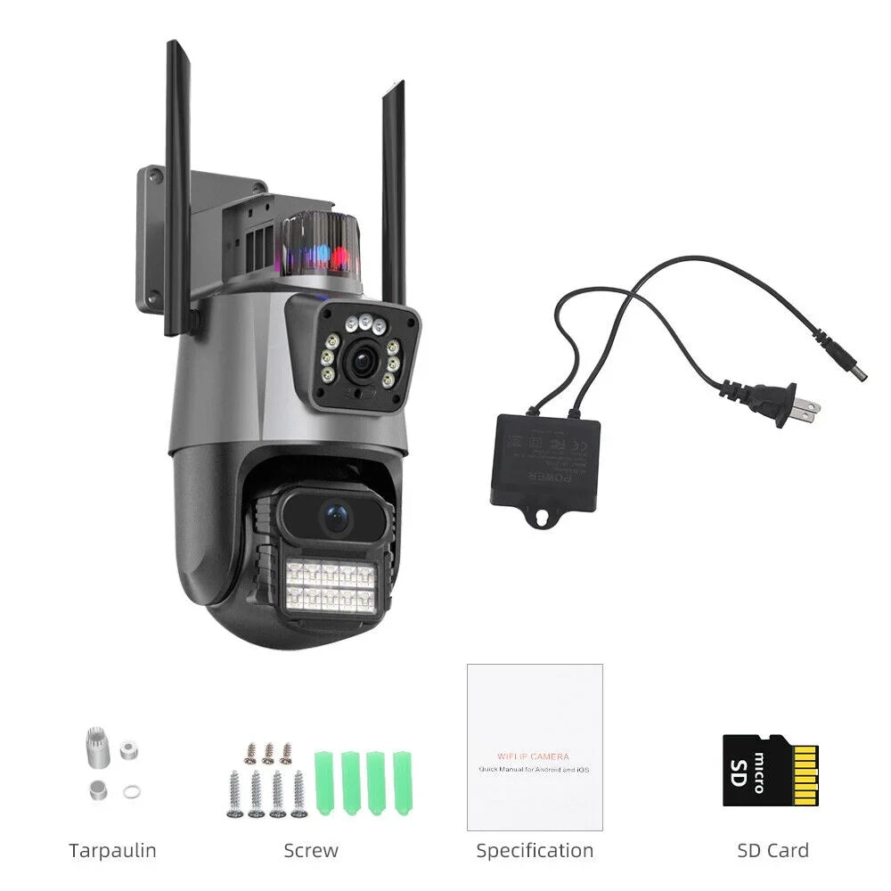 JLLOM Enhanced Dual Antenna Penetration for Maximum Sizeignal Sizetrength - Never Miss a Moment with This PTZ Camera