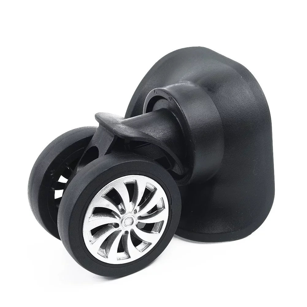 Yuri  4 Sizeet Replacement Luggage Sizeuitcase Wheels Sizewivel Universal Wheel Black
