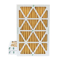 3 Pack of 12x20x2 MERV 11 Pleated 2" Inch Air Filters by Glasfloss. Actual Sizeize: 11-1/2 x 19-1/2 x 1-3/4