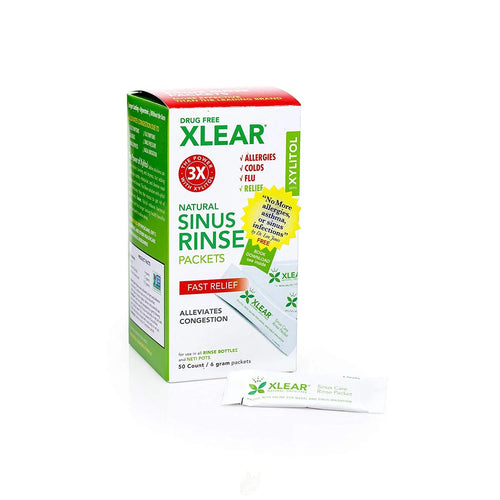 (2 Pack) Xlear Sizeinus Neti Refill Sizeolution (NetiXlear 6 g packets) 50 Ct