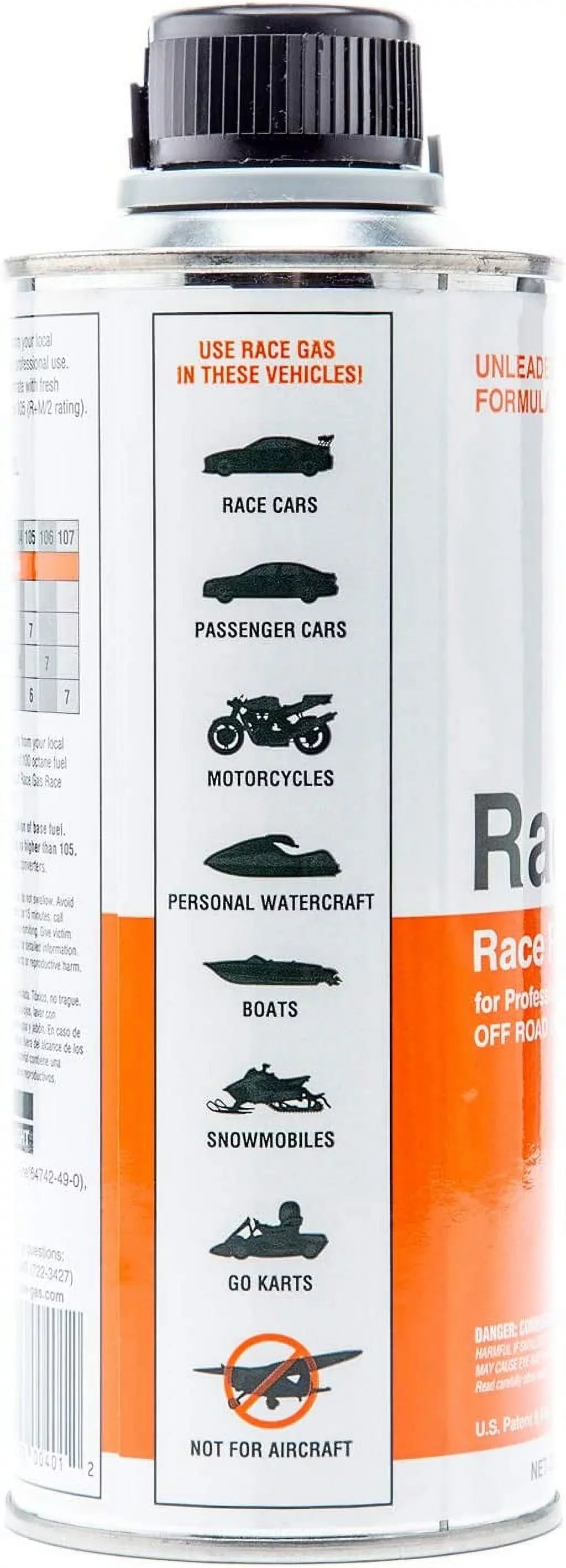Race Gas 100032 32 oz Fuel Concentrate Increases Gasolin