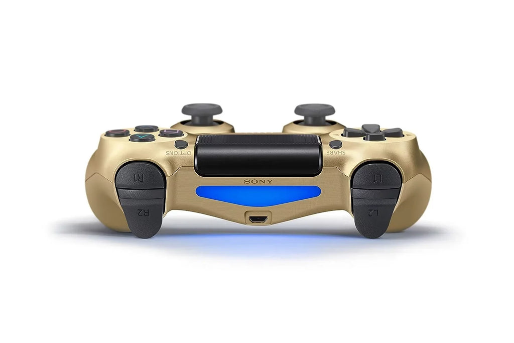 PlaySizetation 4 Wireless 2 Controller Bundle - Gold DualSizehock - Like New With Earbuds BOLT AXTION