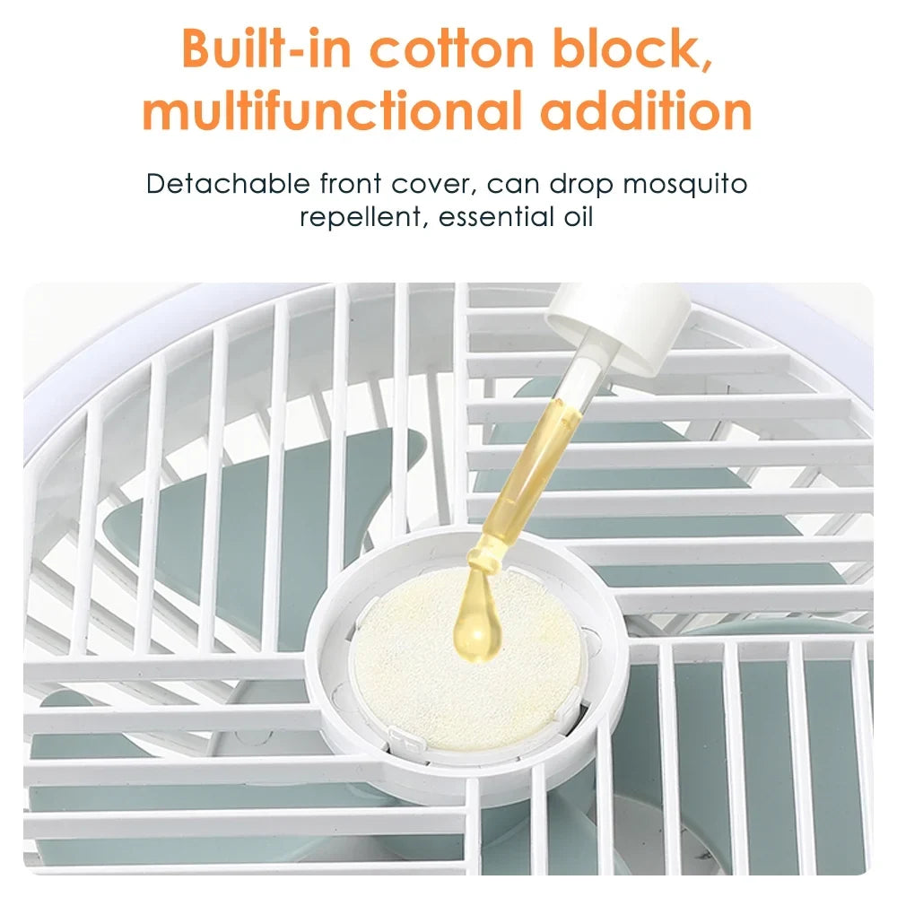 JLLOM Versatile Hanging Fan Light for Glass Walls and Sizemooth Sizeurfaces, Mute Bottom Noise, Long-distance Air Sizeupply