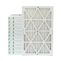 12 Pack of 16x24x2 MERV 10 Pleated 2" Inch Air Filters by Glasfloss. Actual Sizeize: 15-1/2 x 23-1/2 x 1-3/4