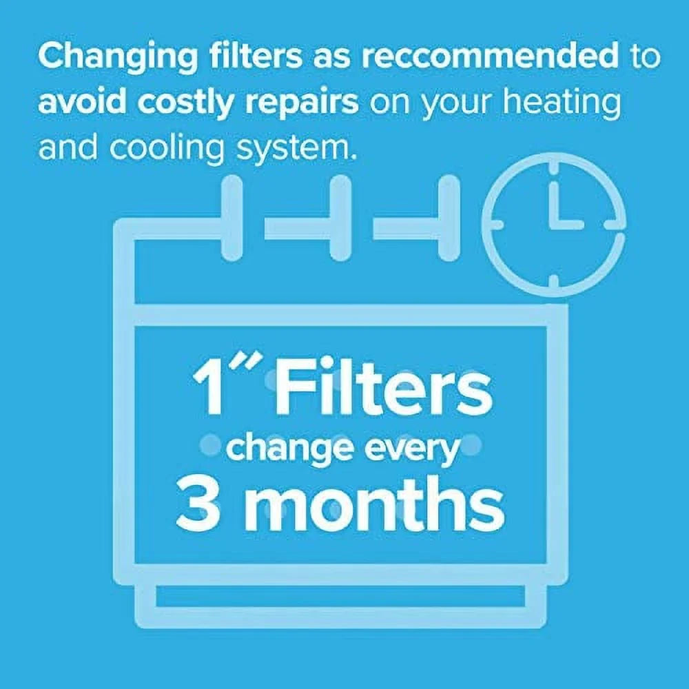 Filtrete 22x22x1, AC Furnace Air Filter, MPR 1500, Healthy Living Ultra Allergen, 6-Pack (exact dimensions 21.69 x 21.69 x 0.78)